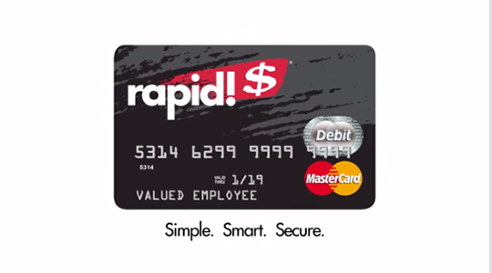 Rapid PayCard Mastercard